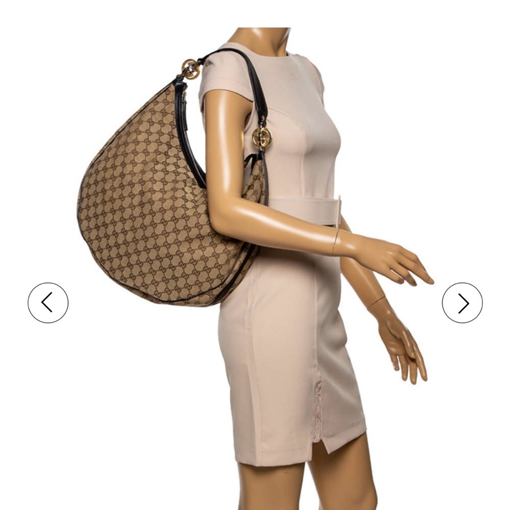 GUCCI Monogram twin hobo should bag - Picture 3 of 12